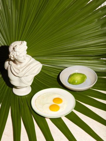 This image features a quirky and artistic setup