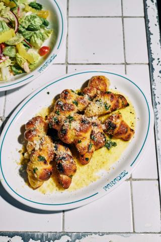 The image features two dishes