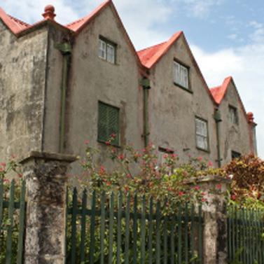 Barbados Traditional Architecture and Greenery Barbadian traditional architecture with surrounding greenery