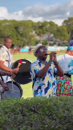 Barbados Culture and Music in Action Musicians performing at a cultural event in Barbados
