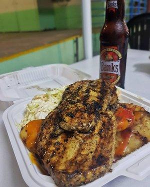 Barbados Cuisine Experience Barbados cuisine with fish and beer