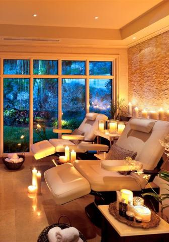 Barbados Spa Retreat - Serenity and Luxury Combined Luxury spa interior in a Barbados hotel