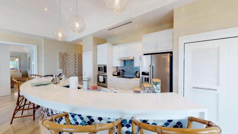 This image shows a modern kitchen interior