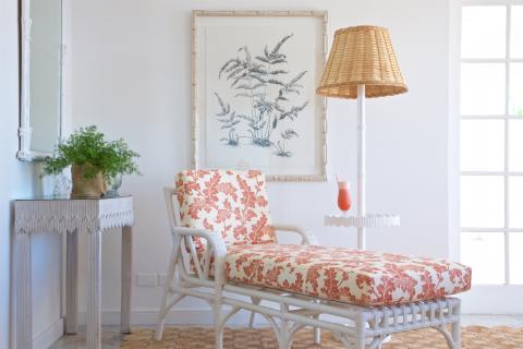 This image features an elegantly styled room with a serene and inviting atmosphere