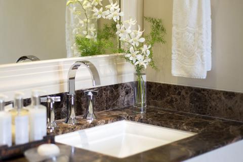 This image showcases a section of a bathroom