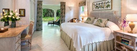 This image depicts a beautifully designed bedroom