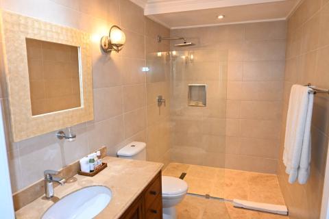The image shows a bathroom interior