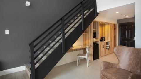 This image shows a modern interior of a house or apartment