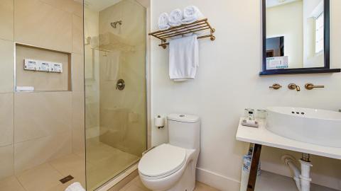 This is an image of a modern bathroom
