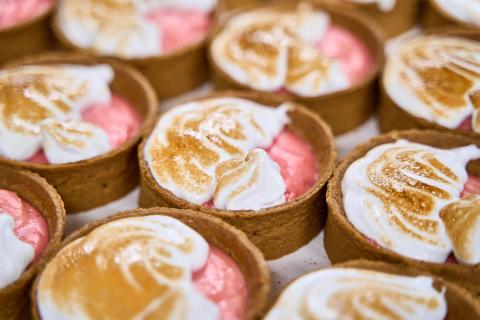 This image shows a selection of sweet pastries