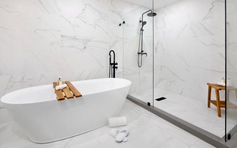 This image shows a modern bathroom