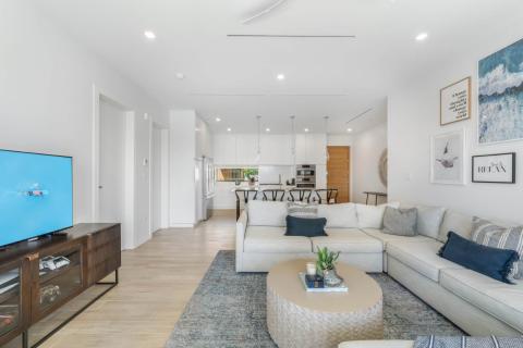 Modern open-plan living space