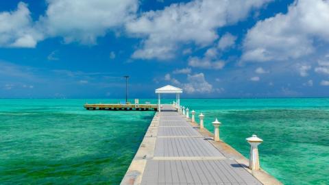 Rum Point pier