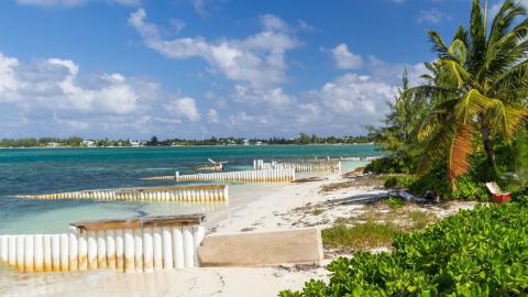 This image shows a beautiful coastal scene