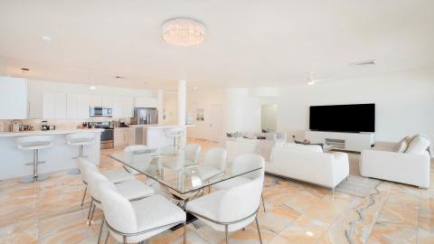  Modern spacious open-plan living area