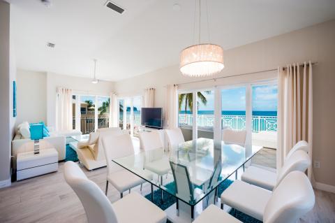 Modern living dining room beach