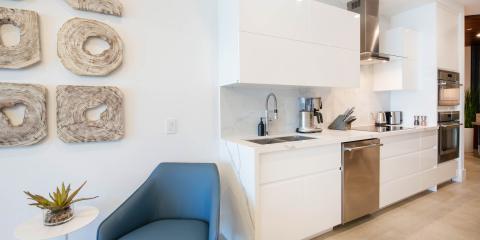 This image shows a modern kitchen interior
