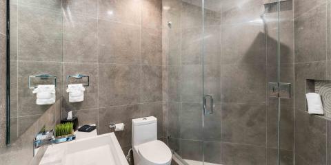 This image shows a modern bathroom interior