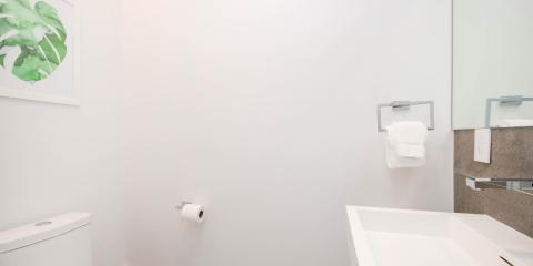 This image shows a modern bathroom interior