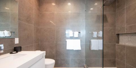 This image shows a modern bathroom interior