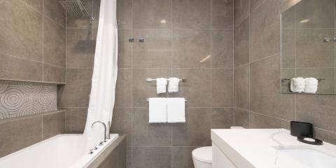 This image shows a modern bathroom interior