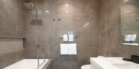 This image shows a modern bathroom interior