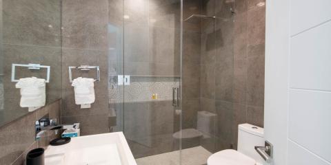 This image shows a modern bathroom interior