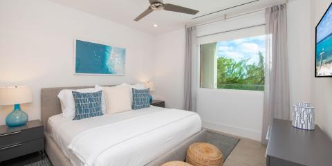 This image shows a modern bedroom