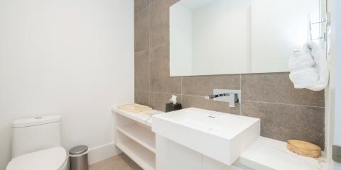 This image shows a modern, well-maintained bathroom