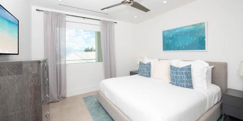 This is an image of a modern bedroom