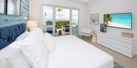 This image showcases a beautifully decorated bedroom