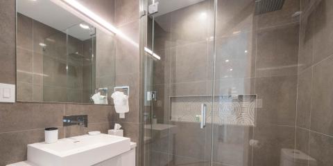 This image depicts a modern bathroom interior