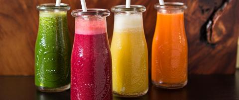 smoothies at the pantry at seafire