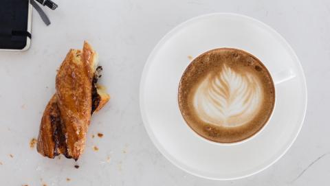 coffee and pastry