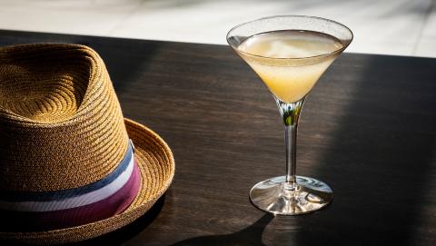 Hemingway Daiquiri with hat