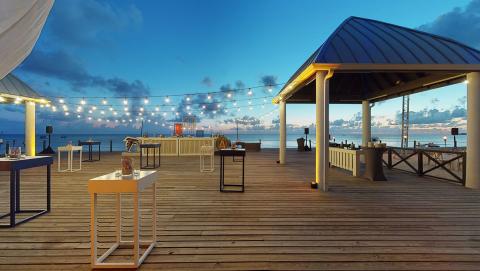 beach deck