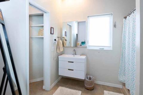 This image shows a modern bathroom interior