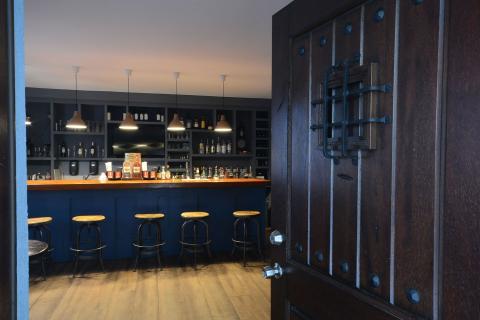This image shows the interior of a bar or pub